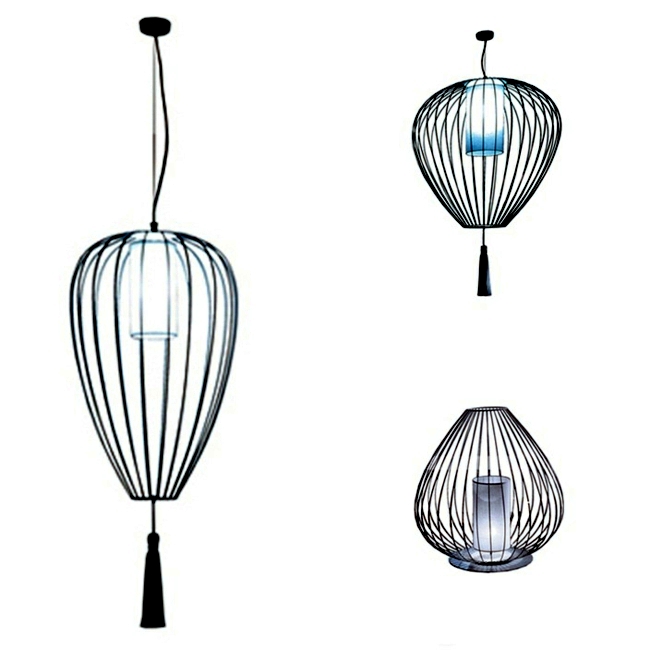 East Meets West - Chinese inspired pendant lights Design