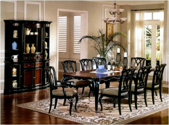 Establishment in the colonial-style furniture and decoration ideas for combinations