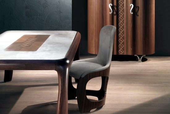 Extraordinary designer home furnishings, wooden Carpanelli