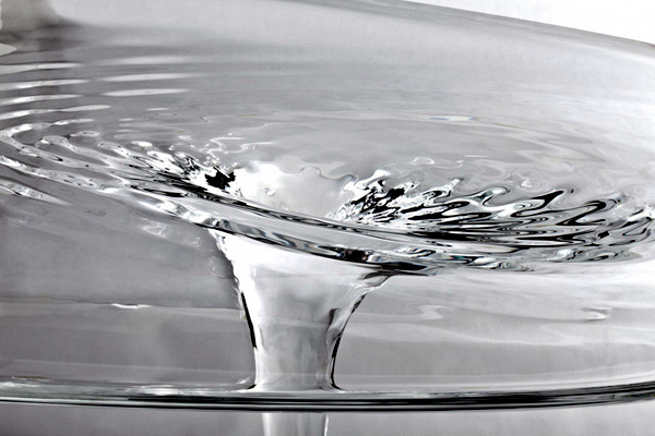 Extraordinary Table Design from Zaha Hadid - Furniture in ice optics