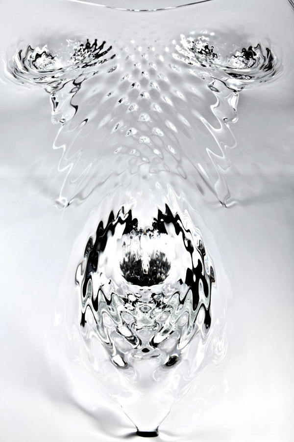 Extraordinary Table Design from Zaha Hadid - Furniture in ice optics