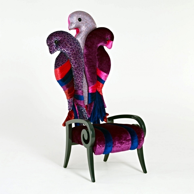 Extravagant design furniture in artistic appearance of Sicis
