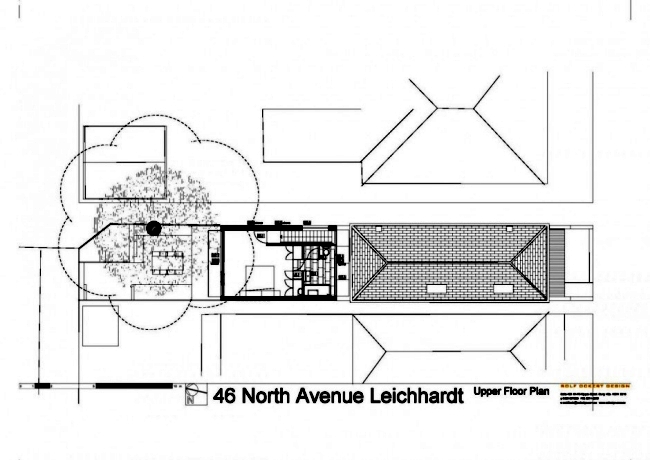 Flat roof house with a rectangular floor plan and window-front in Sydney