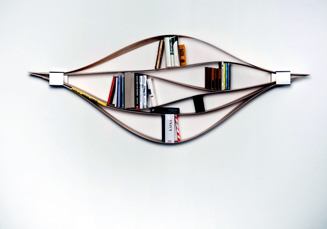 Flexible wall shelf design of Hafriko is designed in various shapes