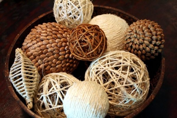 Fragrant Autumn decoration ideas - make decorative potpourri balls themselves