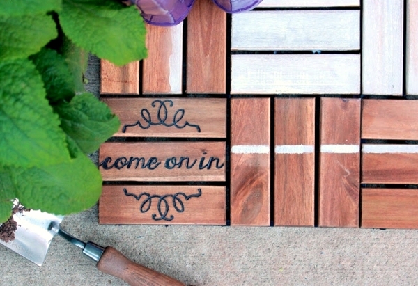Funny Doormats do it yourself - decorating ideas for the house entrance