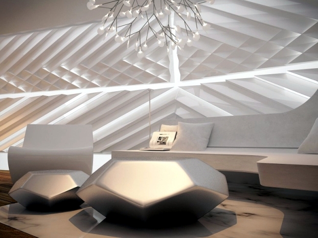 Futuristic designer apartment of Bozhinovski Design