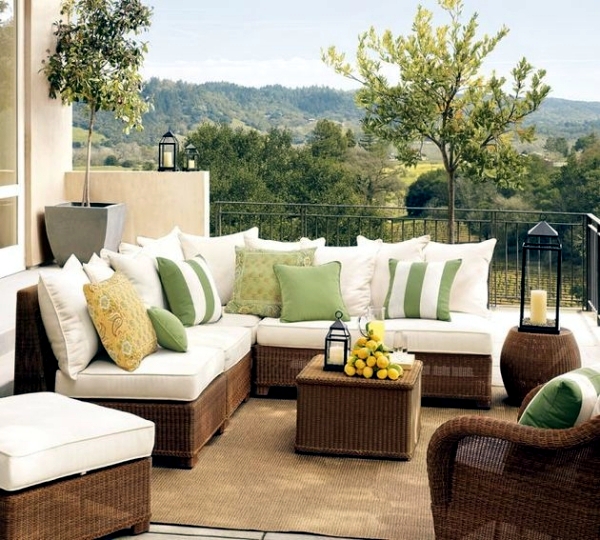 Garden furniture made of wicker - 12 beautiful ideas for outdoor spaces