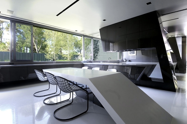 Gloss lacquered kitchens from A-Cero - Exciting design futuristiches