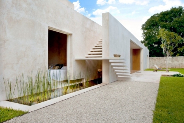 Hacienda with modern minimalist design in Yucatan, Mexico