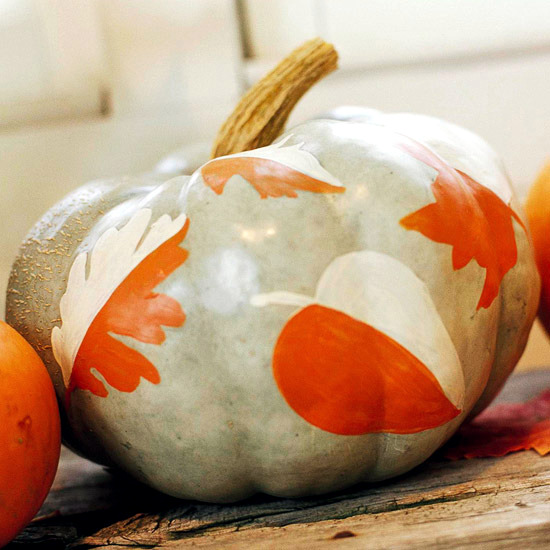 Halloween pumpkins painted - 22 light decoration ideas for making your own
