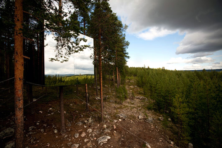 hotel architecture in the forest