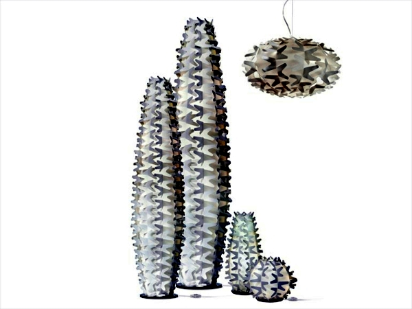 Indirect lighting inspired by nature - the cactus lamps