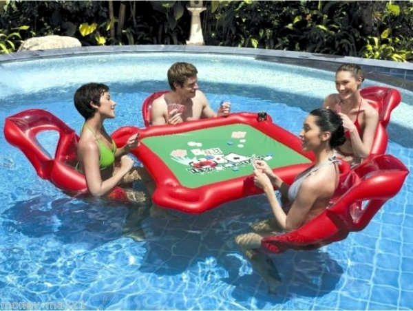 Inflatable garden furniture designs provide comfort and relaxation to