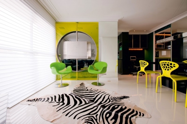 Interior design with color - stylish apartment of Brunete Fraccaroli