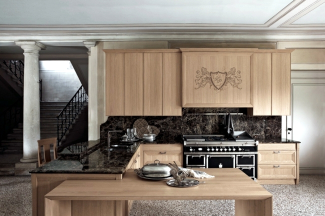 Italian cuisine made from metal – country style meets modern ... Cuisine modern