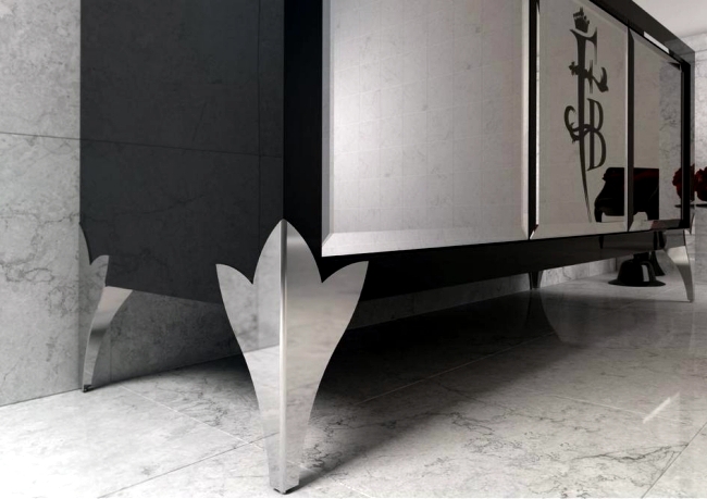 Italian luxury furniture with glamorous design by Branchetti
