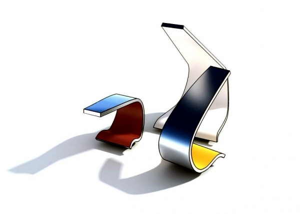 Janus Chairs-a project on the border between art and chair design