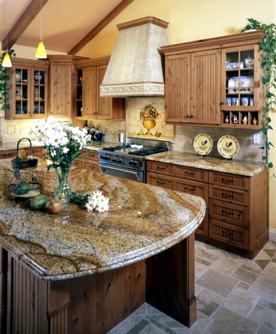 Kitchen granite worktops - 16 design ideas for the kitchen