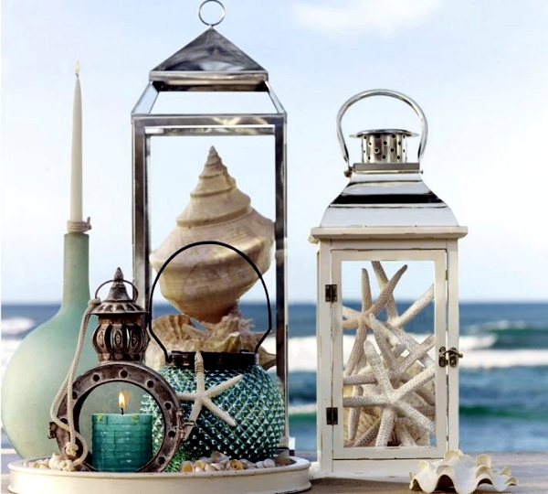 Lanterns with Maritime Flair - Summer Decoration Ideas for Home and Garden