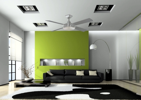 Living room ceiling design, let the new light room