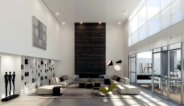 Living room ceiling design, let the new light room