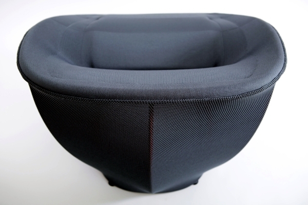 Lounge chair "membrane" combines functionality with aesthetics