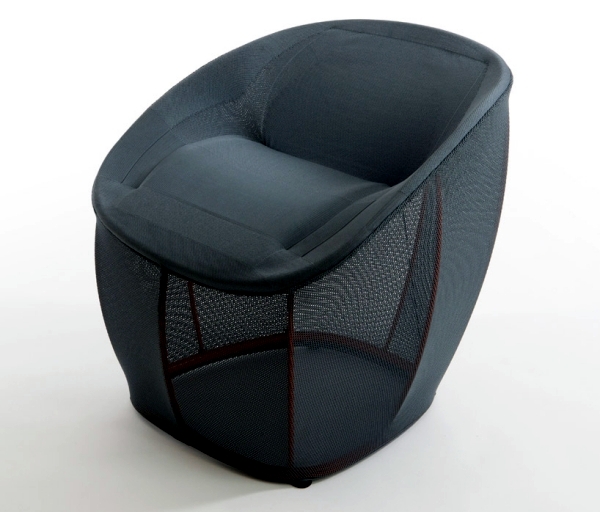 Lounge chair "membrane" combines functionality with aesthetics