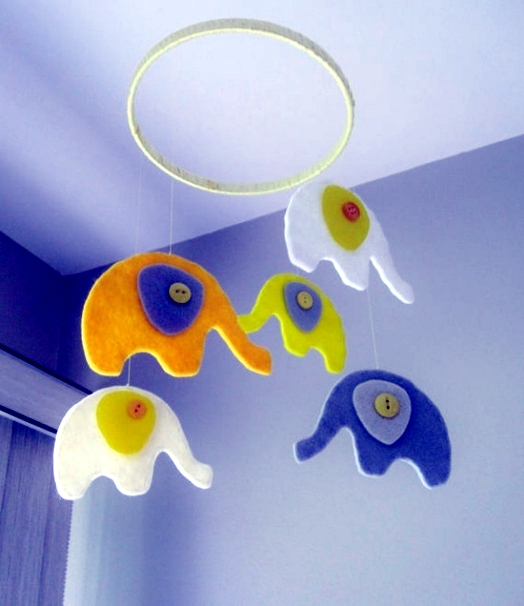 Make decorating the baby room itself - unique interior ideas