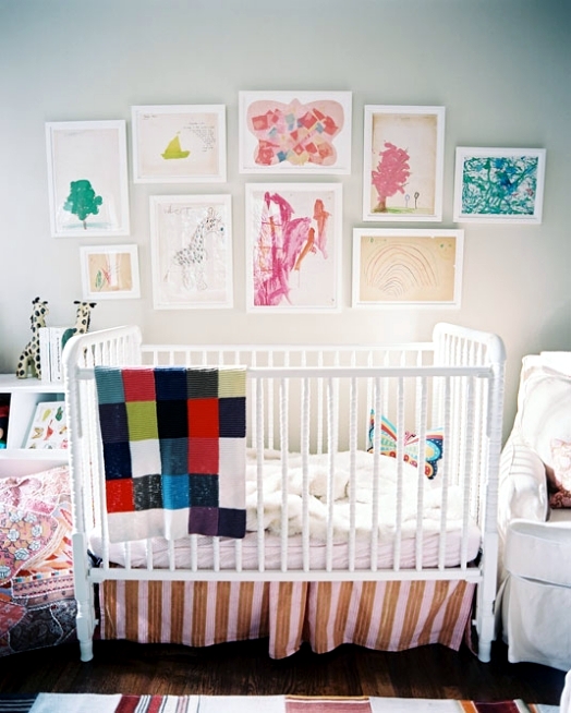 Make decorating the baby room itself - unique interior ideas