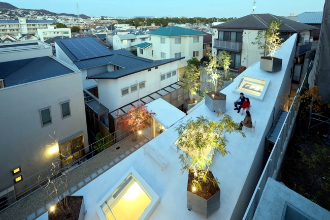 Make Japanese-style roof terrace - House K by Sou Fujimoto