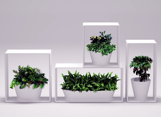 Minimalist bathroom furniture series designed by studio Nendo for Bisazza