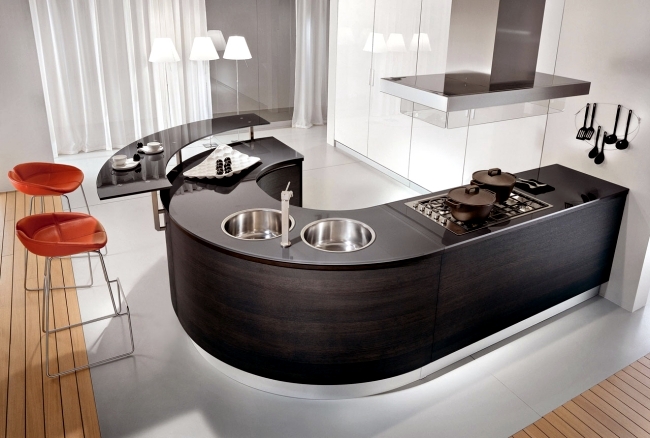 Modenes of Pedini Kitchen design impresses with innovative solutions