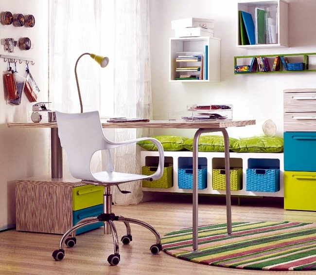 Modern and creative decorating set - 101 ideas for youth room