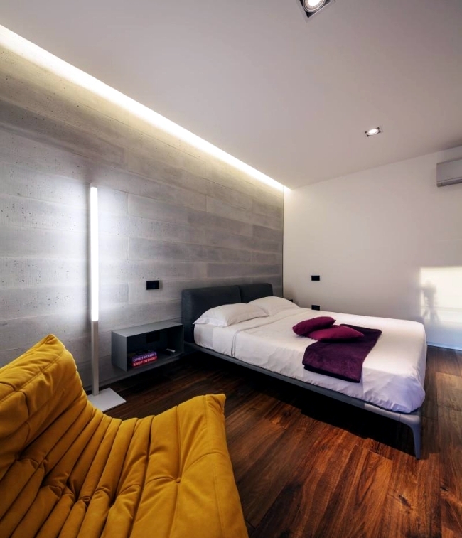 Modern apartment with minimalist interior design in Bucharest