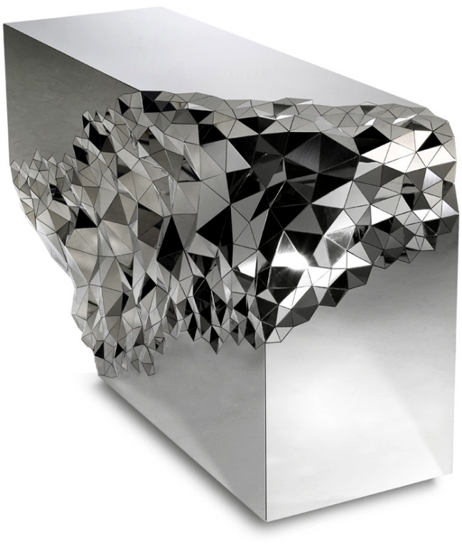 Just do biography Read Modern console table design with geometric pattern by Jake Phipps | Interior Design Ideas - Ofdesign Just do biography Read Modern console table design with geometric pattern by Jake Phipps | Interior Design Ideas - Ofdesign