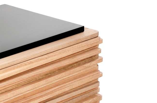 Modern Designer wooden sideboard - "Stack Buffet" by Hector Esrawe