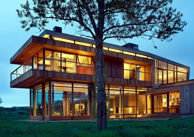 Modern Farm House Design by Highline Partners in Montana, USA
