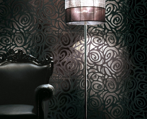 Modern tiles with floral patterns - Italian design and style