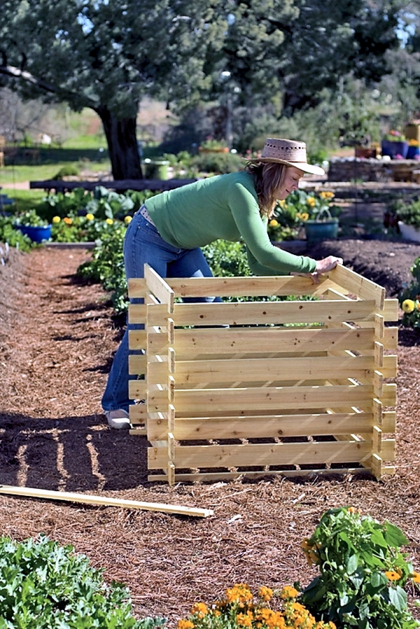 Organic compost from wood build yourself – instructions in