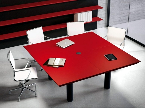 Original office desk designs enhance the performance