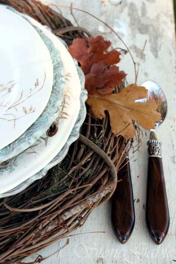 Panels in the fall festive decorating ideas for table decorations -35