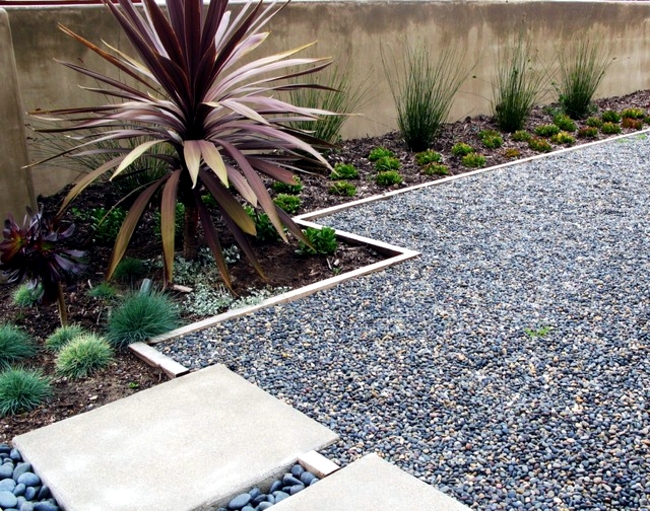 Pebbles in the garden-the application possibilities of the construction material