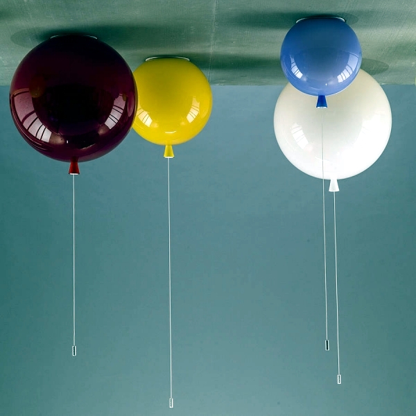 Playful lighting design in balloon shape in the mood for interior