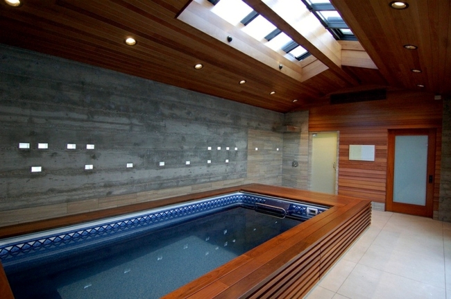 Pool in the garden or in the house build - 105 pictures of swimming pools