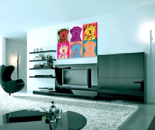 Pop Art in the interior - 20 ideas for attractive interior
