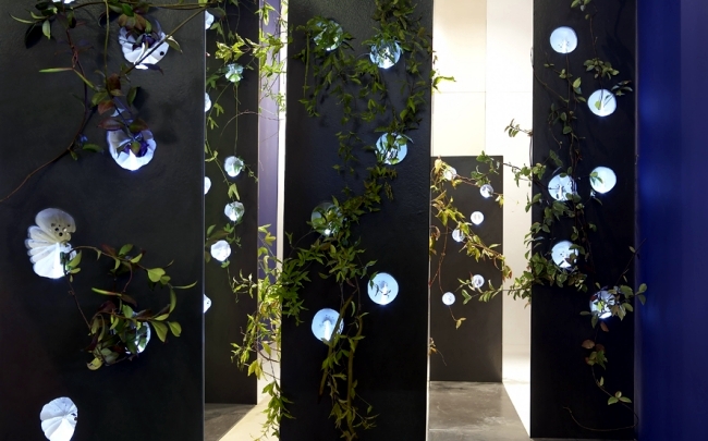 Public art installations with plants of Alexis Tricoire