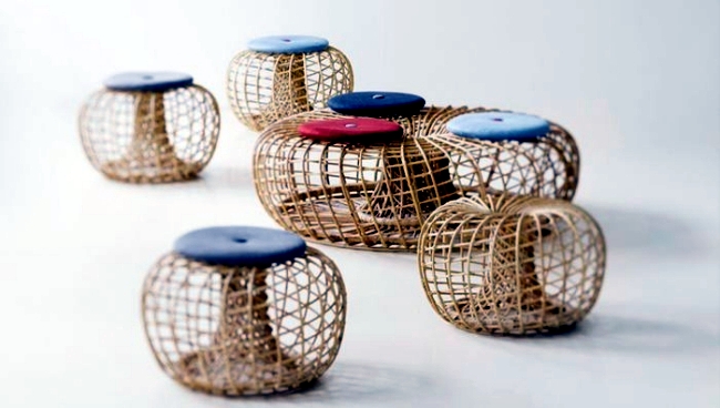 Rattan furniture of nest collection combine with exotic sophistication