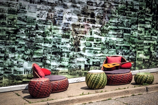 Rattan Garden Furniture African style for garden and balcony from Dedon