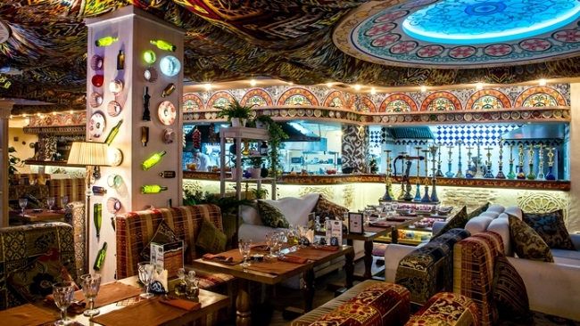 Restaurant Design in Moscow with authentic Oriental atmosphere